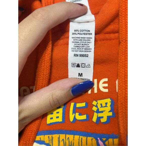 Independent Trading Company "Yoshimi Battles the Pink Robots" Orange Hoodie - Picture 7 of 12